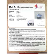 4.17 Ratti Natural Iolite with Govt. Lab Certificate-(2331)